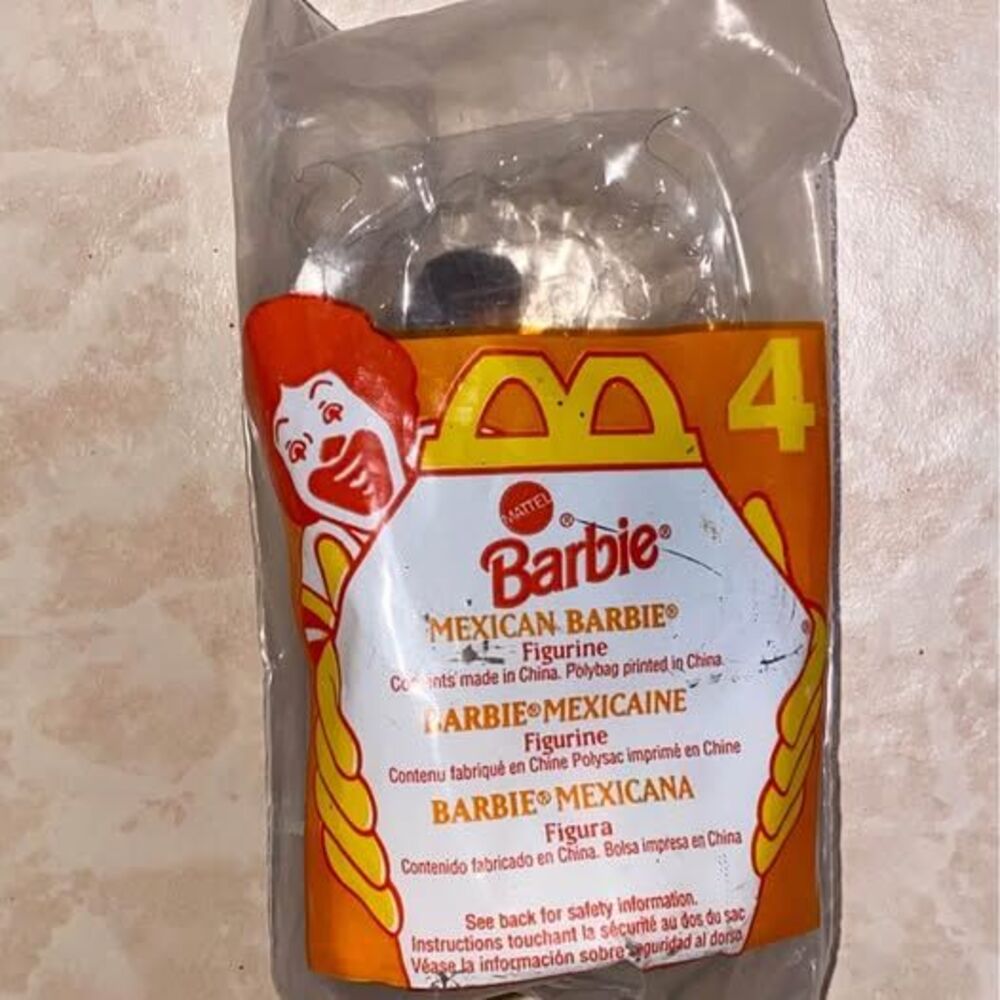 Vintage Mcdonalds Barbie Collectible Toy, 1996